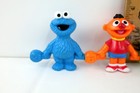Vtg Lot Of 4 Tyco Preschool Sesame Street Connect   Count Figures Learning Toys