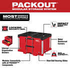 Milwaukee 48-22-8442po Packout 3   2 Drawer Combo Tool Box W  Work Top   Dolly