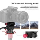 Tripod Fluid Head Pan Tilt Head With Arca Type Quick Release Plate And Handle Me
