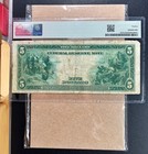 Fr  837b 1914  5 Federal Reserve Bank Note Atlanta  red Seal  Pmg 12 - Fine