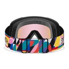 Smith Tribute Ski   Snow Goggles Formations  Blue Sensor Mirror Lens  Small Fit