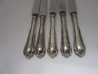 Bremer 800 Silver Germany Antique Set Of 5 Knives Rostfrei Stainless Blades Asis