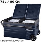 12volt Car Refrigerator Portable Camping Rv Freezer Dual Zone 80 61 42 9qt