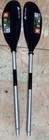 Basic Black Aluminum Adjustable  Kayak Paddle  Two Piece 90 Inch