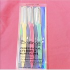 The Cr  me Shop Professional Eyebrow Razor Multi-color Set Of 3 Protective Shield