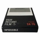 Impossible Instant B w Film Use W Polaroid Sx-70 Black Frame Edition 8 Photos