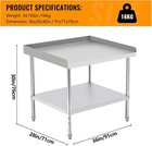 Stainless Steel Work Table Commercial Food Prep Table Restaurant - 36  x 28  
