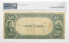 1882  10 Pmg 15 Garfield National Banknote New York Ny Fr 545 Ch 2498 Date Back