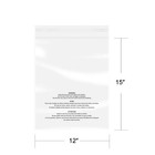 Imailer - 500 Count - 12  X 15   Self Seal 1 6 Mil X Transparent 