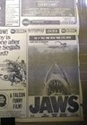 Dec 26  1975 Newspaper Page  1789-  Jaws Movie Ad Starring Roy Scheider