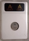 1859 Seated Half Dime Anacs Au50 Gen 4 Soapbox Toning Old Holder