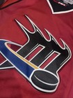 Authentic Lake Erie Monsters Jersey Ahl Clean Hockey Mens 46 Red Reebok Sewn Mic