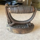Antique Miniature Sensible No 6 Sad Iron Nrs   Co Toy Sleeve Flat Iron Decor
