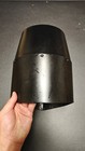 Halloween Medieval Knight Crusader Templar Black Helmet Brass Cross With Liner