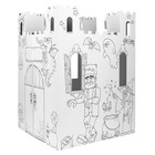 Easy Playhouse Cardboard Haunted Castle Kids Fort Art Craft House