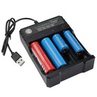 18650 Battery Charger 1 2 4 Slots Dual 18650 Charging 3 7v Rechargeable Lithium