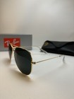 Ray-ban Aviator Sunglasses Rb3025 Gold Frame Black Lense 62mm Unisex Adult