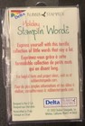 Rubber Stampede Christmas Holiday Stampin    Words Rubber Stamp Set
