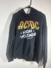 Ac dc High Voltage European Tour Hoodie Live 1975 Sweatshirt Size L Concert