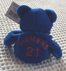 Salvino   s Bamm Beano   s - Roger Clemens  21 Plush Bear - 1998 Edition With Tag