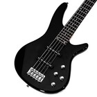 Leadzm Gib Electric 5 String Bass Guitar Full Size Bag Strap Pick Connector
