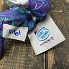 Vintage 1997 Intel Pentium Ii Mmx 8  Bunny People Doll Purple Metallic Colored