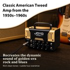 Joyo Mini Amp Guitar Amplifier Tube Head 20w 2 Channel Rock American Sounds