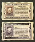 Travelstamps  1932 San Marino Stamps Scott  143-144 - Garibaldi Issue Mint Mogh