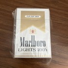 Rare Vintage Empty Marlboro Lights Cigarettes Large 5 Pack Flip Top Box Holder