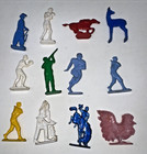 Vintage Lot Of 36 Plastic Cracker Jack Figurine Prizes