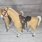 Vintage 60 s Louis Marx Johnny West Thunderbolt Palomino Horse s Lot Of Two