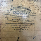 H  Schedler s Terrestrial Globe On Stand 1889 Antique Tabletop 12 In Wood Metal