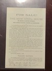 March 1st 1888 Lyceum Theatre Rochester Ny New Opera House For Sale Southclinton