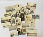 Vintage Snapshot Photo Lot 50  Black White Sepia 1930s 1940s American Family