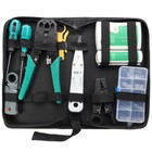 Rj45 Ethernet Network Cat7 6 5 Cable Tester Crimper Stripper Cutter Lan Tool Kit