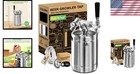 Pressurized Growler Tap System  64oz Stainless Steel Mini Keg Dispenser Porta   