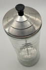 Vintage Barbicide Disinfectant Glass Jar Barber Decor For Combs Barber Salon