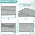 Toothbrush Holder Instant-dry Organizer - Bathroom Countertop Organizer Tooth   