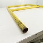 45hx4  Drop-in Pipe Guardrail Hand Railing Protective Barrier Safety Yellow
