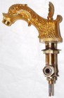 1960s Vintage Sherle Wagner 10-carat Gold Plated Koi Fish Sink Faucet    0 Ship