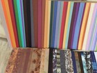 Huge 12x12 Scrapbook Paper Lot 200 Sheets many Themes printed   Cardstock new