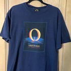 Cirque Du Soleil Mens Vintage 90s  o  Bellagio O Usa T-shirt Large Blue An Exc