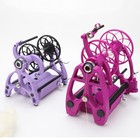 Electric Spinning Wheel Adjustable Speed 3 Spools E-spinner Wool Pet Hair Diy Us