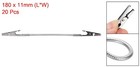 20pcs Double Head Alligator Clip Flexible Metal Long Hose Alligator Clip Memo