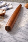 Paul Dehillerin French Rolling Pin 18in Vtg Solid Wood Pd Stamp Baker Tool