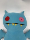 Vintage 2002 Uglydoll Coldy Holdy Ice Bat Plush Blue Retired 13    Rare Htf 