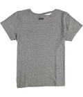 N philanthropy Womens Embroidered Embellished T-shirt  Grey  Large