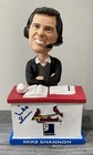 Mike Shannon Signed St  Louis Cardinals    get Up    Bobblehead Jsa Witnessed L  k