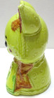 Vintage Lefton Ceramic Kitty Cat Piggy Bank Figurine H6837 Yellow Japan 6  T