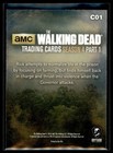2016 Cryptozoic Walking Dead Season 4 Part 1 Character Bio  c01 Rick Grimes
